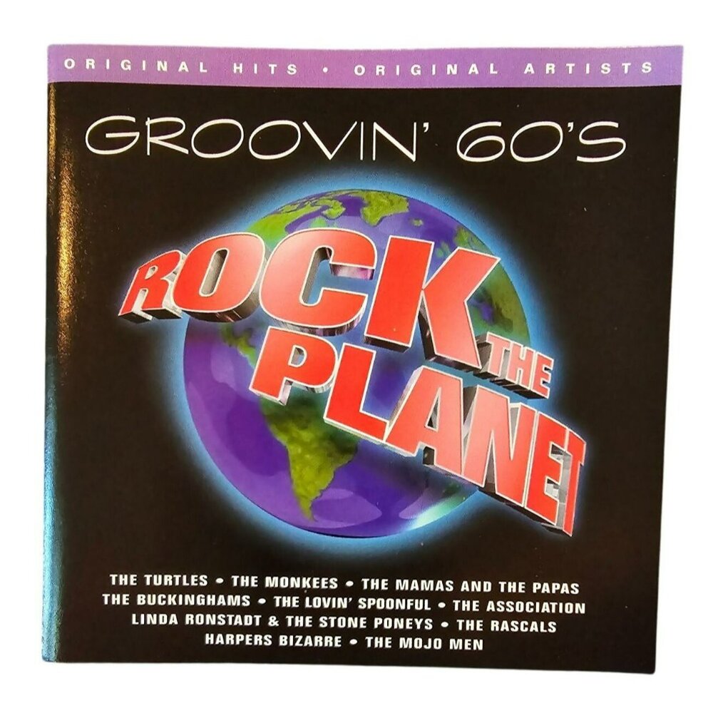 Groovin 60s Rock The Planet Music CD Turtles Monkees 37764cd